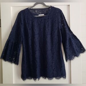 Isaac Mizrahi Lace Top, Size M, not used